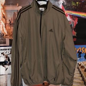 Adidas half zip windbreaker